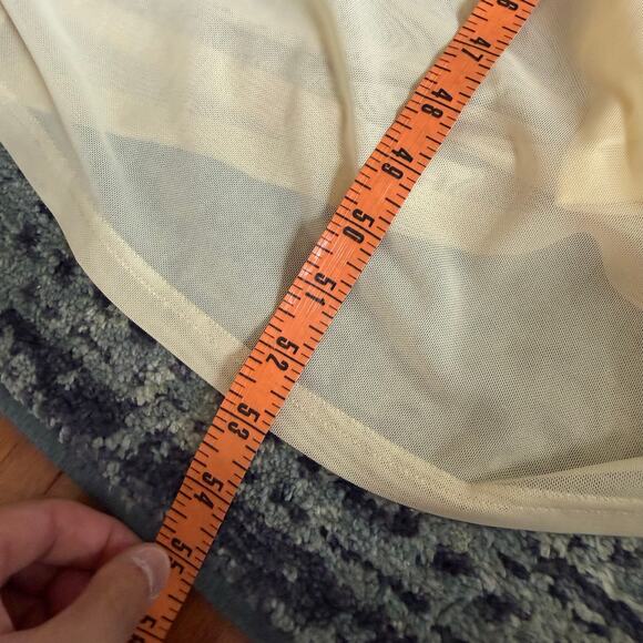 Pepper Mayo Yellow Songbird Maxi Dress Ruched Detail Summer Preppy Formal Trendy - Picture 12 of 13